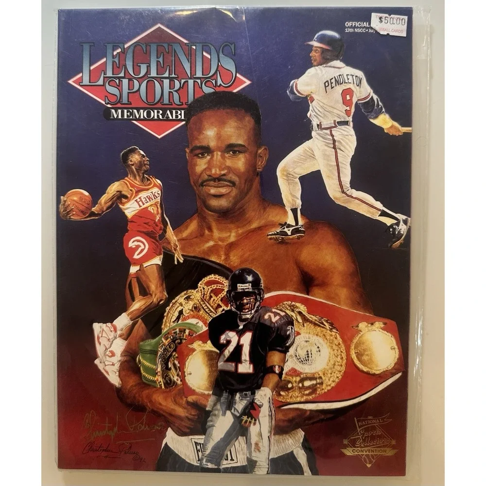 Christopher Paluso Signed Autographed Legends Magazine Sports Artist PSA AL92605